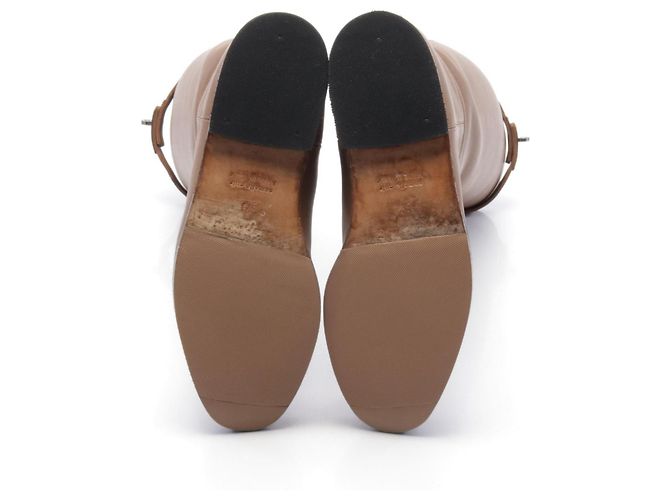 Hermès Jumping Kelly Lederstiefel Braun - Ansicht 4