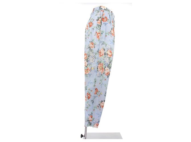 Zimmermann Pantalón azul fluido con estampado floral - vista 3