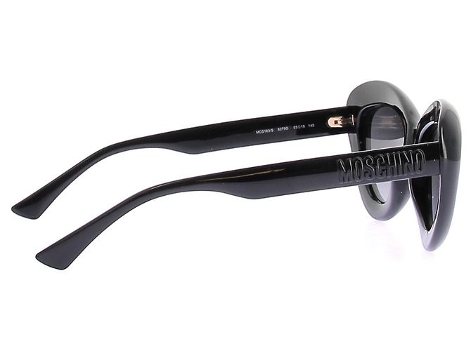 Moschino Gafas de sol redondas negras Negro - vista 4