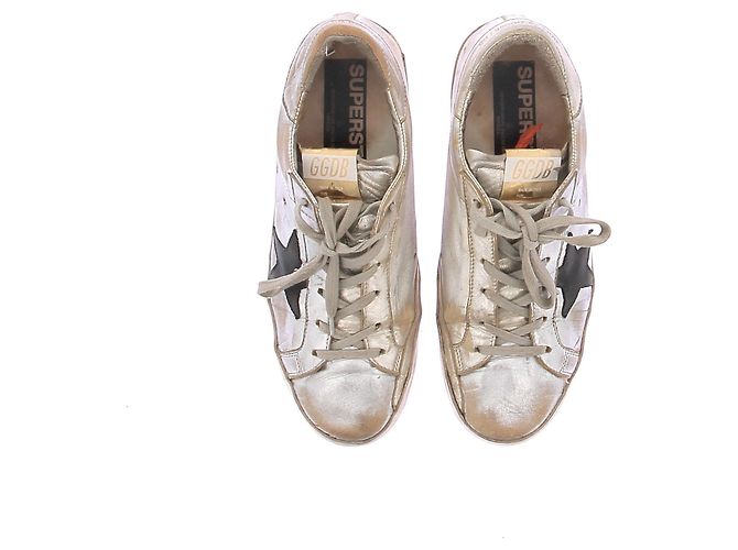 Golden Goose Sneaker "Super-Star" silber Metallisch - Ansicht 7