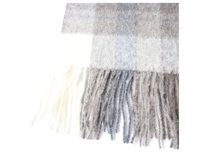 Sciarpa in lana di alpaca Brunello Cucinelli marrone - vista 6