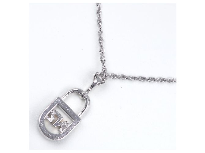 Autre Marque Collana in argento con logo Nina Ricci - vista 3