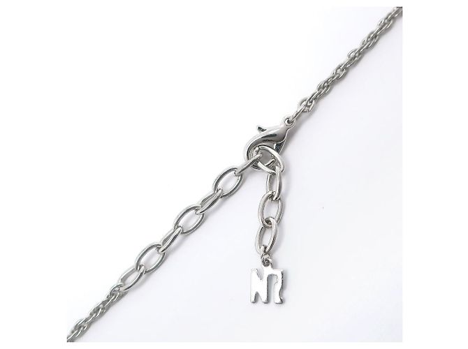 Autre Marque Collana in argento con logo Nina Ricci - vista 5