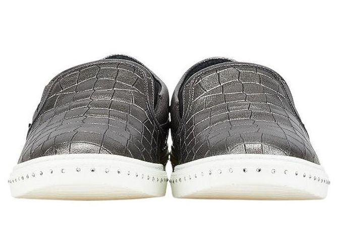 Sneakers slip-on in pelle GROVE con stampa coccodrillo e strass di Jimmy Choo - vista 2