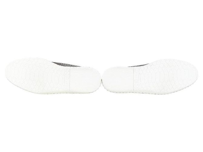 Sneakers slip-on in pelle GROVE con stampa coccodrillo e strass di Jimmy Choo - vista 7