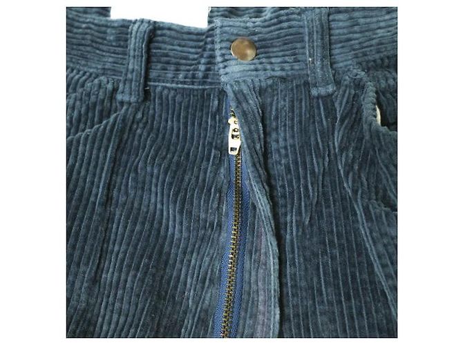 Autre Marque Pantalones de pintor de pana S Navy - vista 6