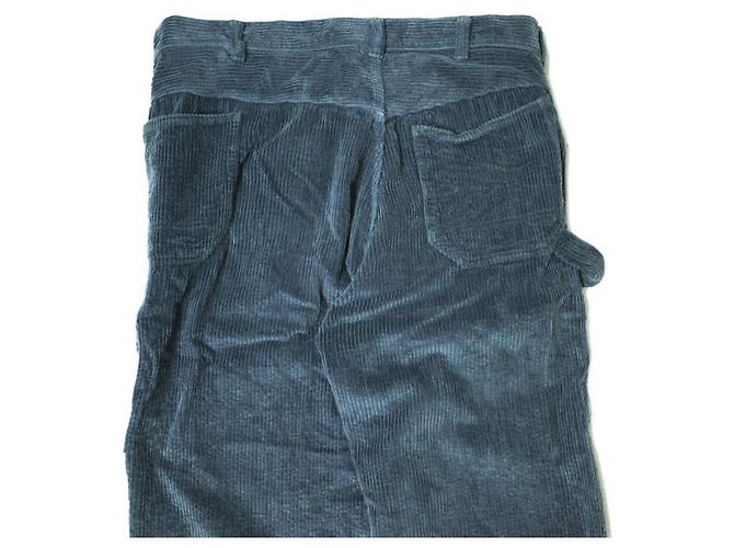 Autre Marque Pantalones de pintor de pana S Navy - vista 7