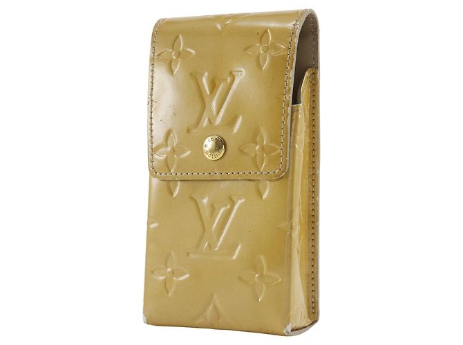 Louis Vuitton Monogram Vernis Cigarette Case M91048 Beige - view 2
