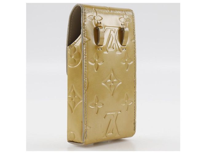 Louis Vuitton Monogram Vernis Cigarette Case M91048 Beige - view 3