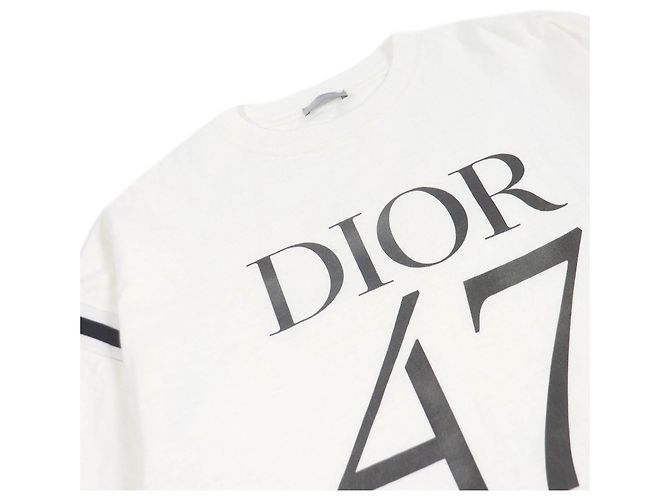 Camiseta de algodón Dior blanca S hombre Blanco - vista 2