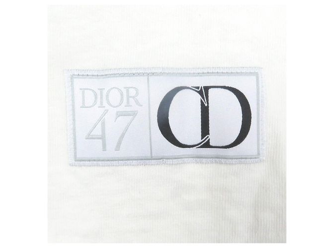 Camiseta de algodón Dior blanca S hombre Blanco - vista 4