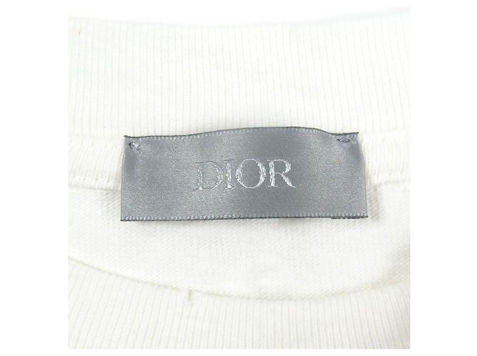 Camiseta de algodón Dior blanca S hombre Blanco - vista 5