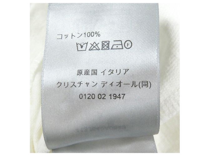 Camiseta de algodón Dior blanca S hombre Blanco - vista 7