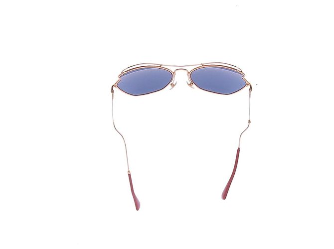 Miu Miu Occhiali da sole "56 RS" dorati D'oro - vista 6