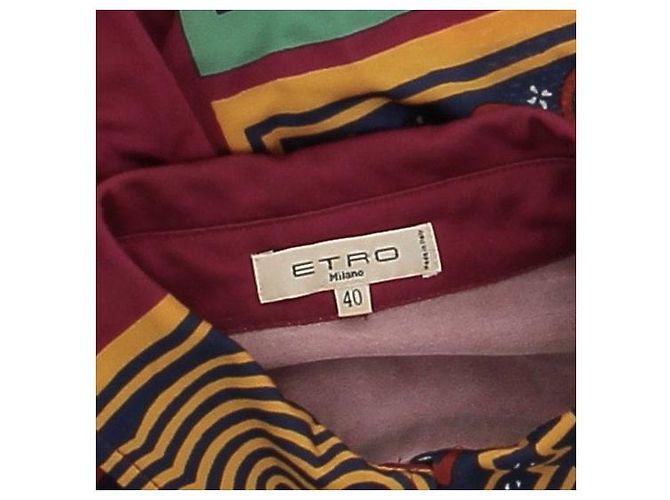 Etro Midikleid mit buntem Print aus Viskose Mehrfarben - Ansicht 5