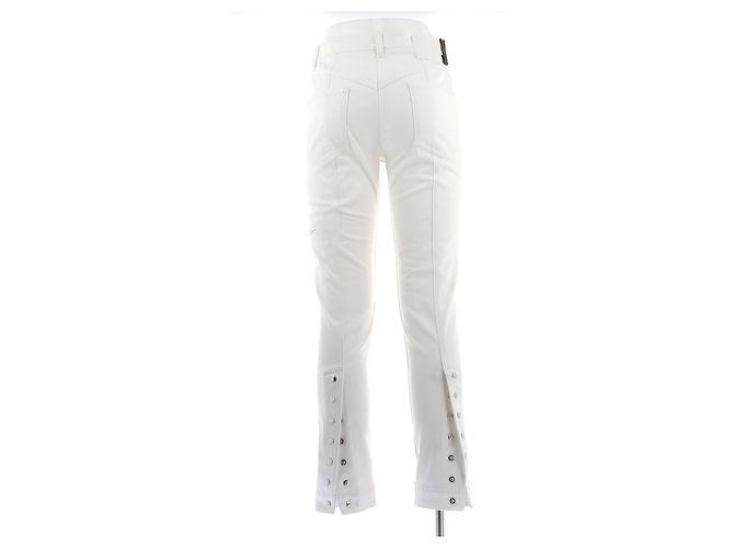 Jeans slim blancos Louis Vuitton de algodón Talla 36 - vista 2