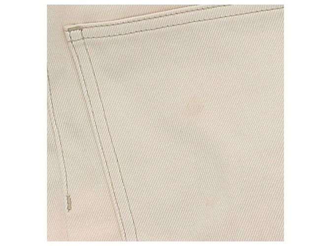 Vaqueros Paco Rabanne Khaki de algodón Talla 34 Caqui - vista 4