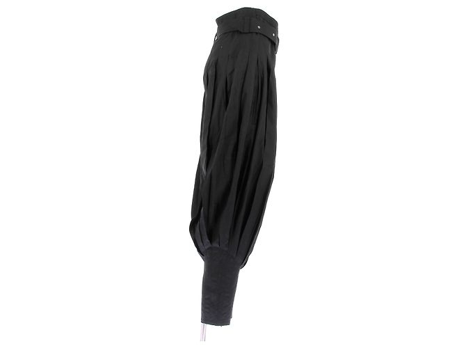 Louis Vuitton Pantalon ballon en soie Black - view 3
