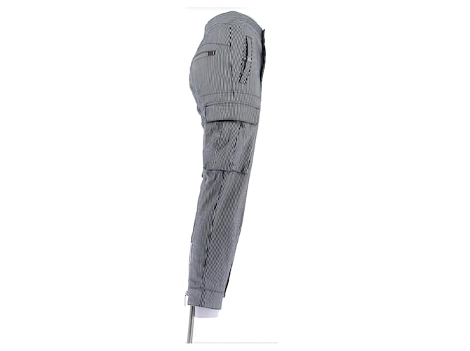 Jeans Louis Vuitton Azules con Rayas de Algodón - vista 3