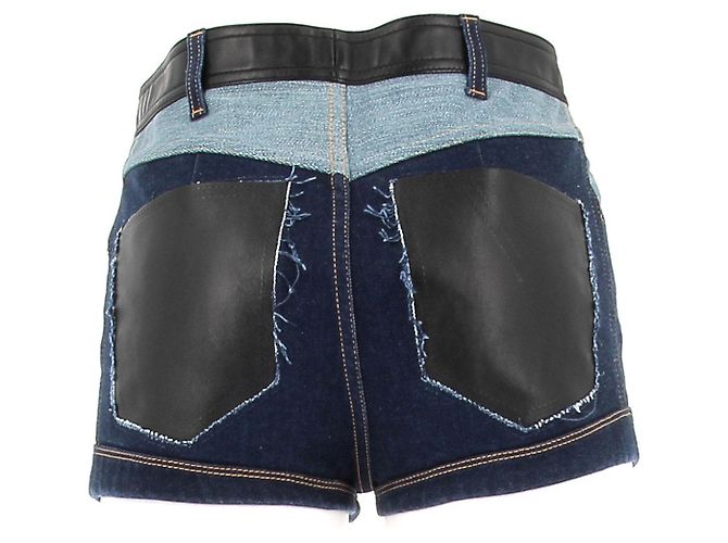 Louis Vuitton Short bimaterial Azul - vista 2