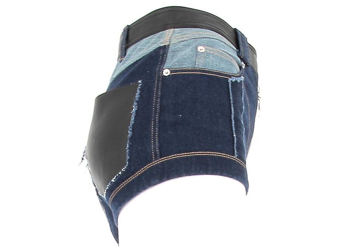 Louis Vuitton Short bimaterial Azul - vista 3