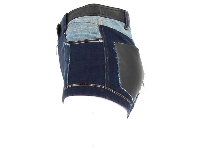 Louis Vuitton Short bimaterial Azul - vista 4