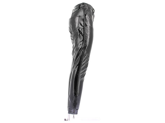 Louis Vuitton Schwarze Lederhose - Ansicht 3