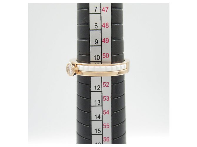 Boucheron Quatre Solitaire Au750 Diamantring Größe 10,5 - Ansicht 5