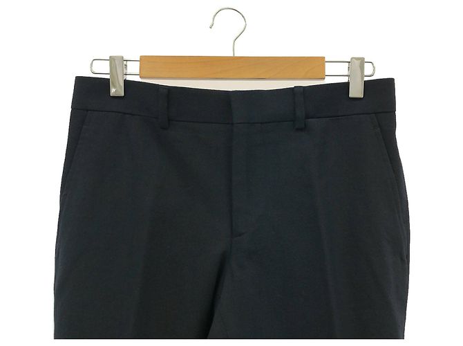 Hermès Pantalones de algodón Hermes Azul Azul marino - vista 3