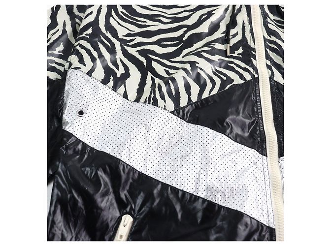Céline Giacca in nylon look zebra Celine multicolore 46 - vista 9