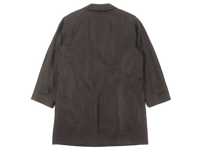 Abrigo de mezcla de lana y seda marrón oscuro Burberry - vista 3