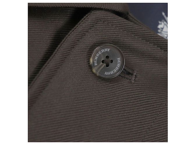 Abrigo de mezcla de lana y seda marrón oscuro Burberry - vista 5