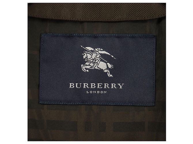 Abrigo de mezcla de lana y seda marrón oscuro Burberry - vista 6