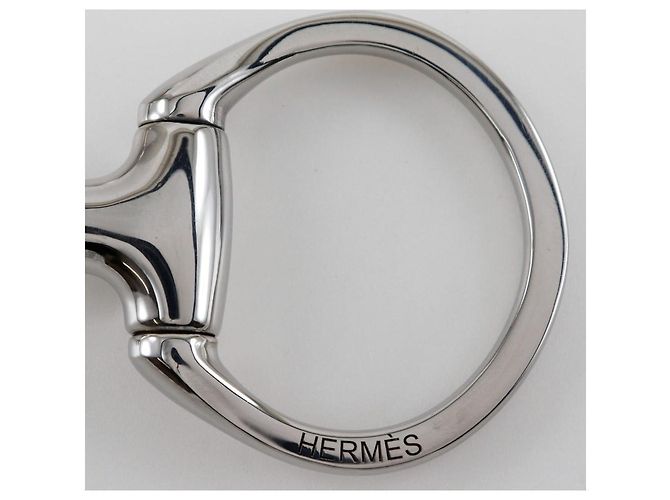 Hermès Bit Eggbutt de Metal Hermes Plata - vista 4
