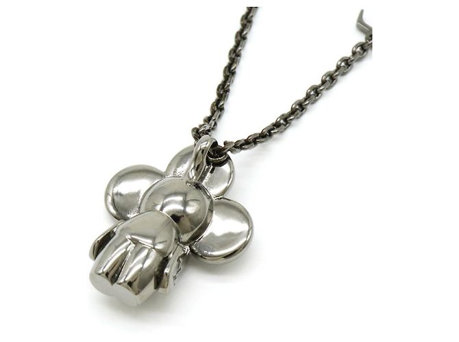 Collar Péndulo de Metal Vivienne Louis Vuitton M00831 Gris - vista 4