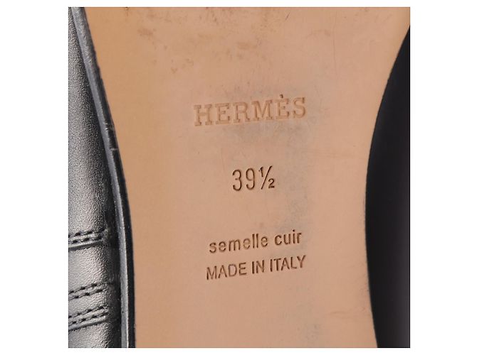 Hermès Botas de couro Hermes Kelly Preto - vista 6