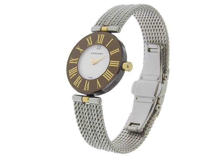 Autre Marque Century Time Gem Edelstahl Uhr - Ansicht 2