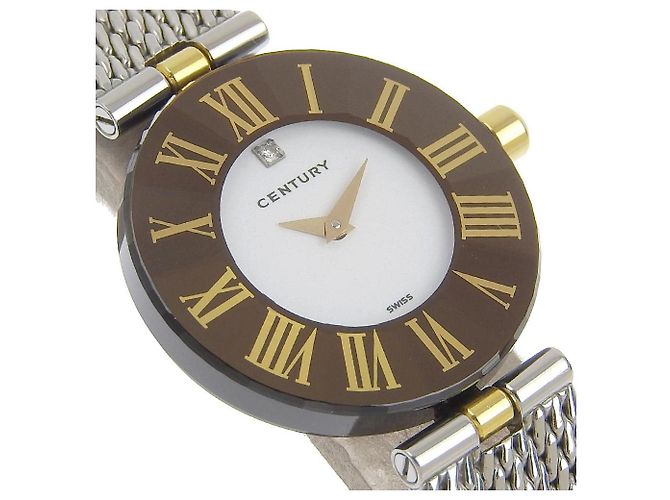 Autre Marque Century Time Gem Edelstahl Uhr - Ansicht 3