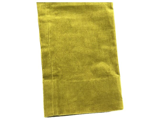Hermès Pantalones de algodón de pana Hermes Amarillo - vista 5