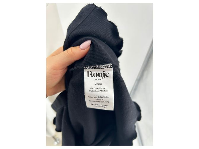 Rouje Schwarze Strickjacke 'Mireille' - Ansicht 6