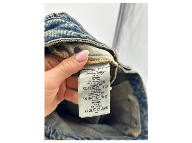 American Vintage Jeans Blau Weit - Ansicht 3