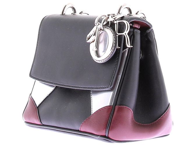 Mini Bolsa de mão preta e prateada "Be Dior" Preto - vista 3