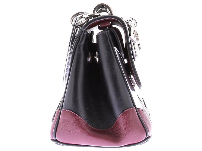 Mini Bolsa de mão preta e prateada "Be Dior" Preto - vista 4