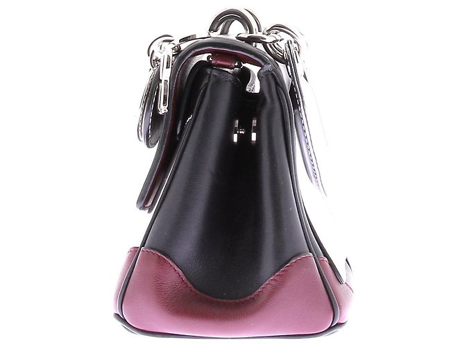 Mini Bolsa de mão preta e prateada "Be Dior" Preto - vista 5