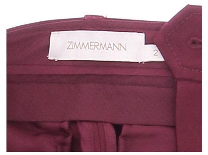 Zimmermann Pantalones burdeos - vista 6