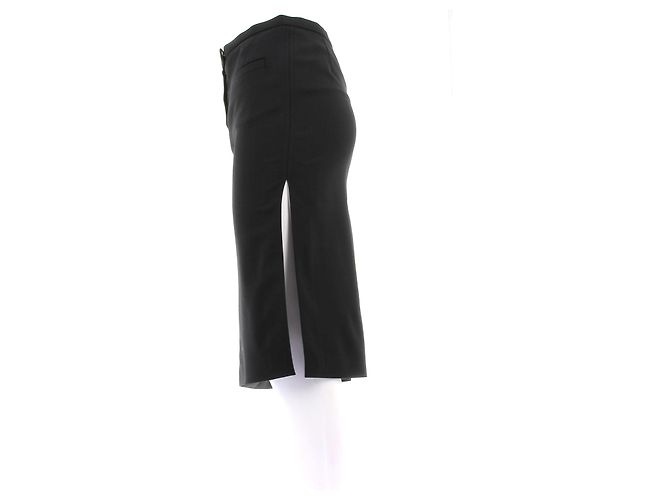 Falda de lana negra Courreges Negro - vista 4