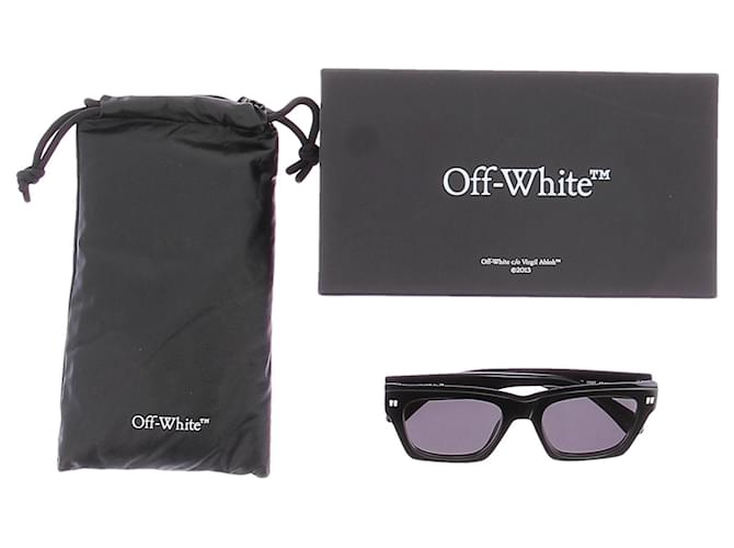 Off White Gafas de sol "Valdez" Negro - vista 6