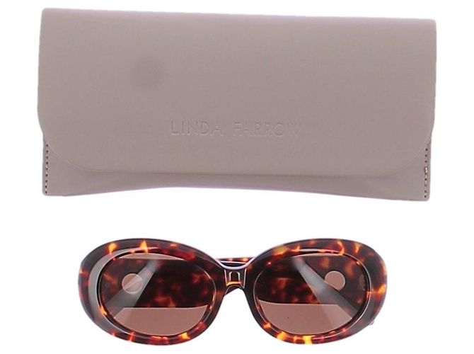 Linda Farrow Gafas de sol "Lina" Castaño - vista 7