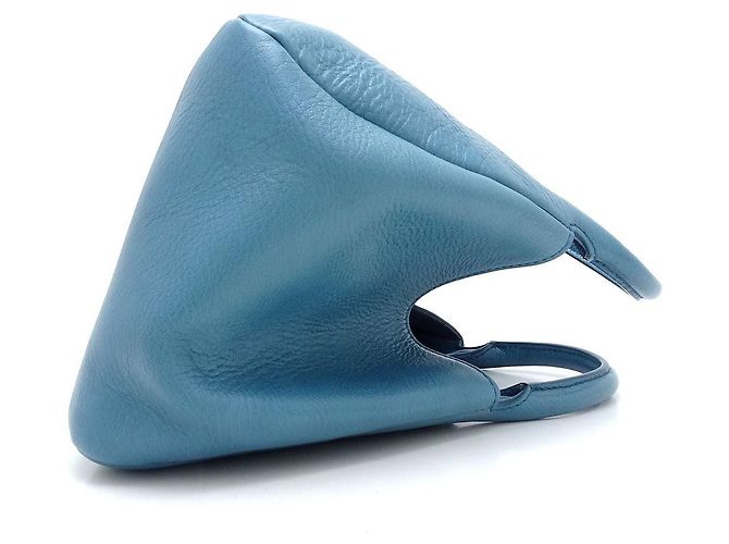 & Other Stories HIROFU Leather Handbag Blue - view 2
