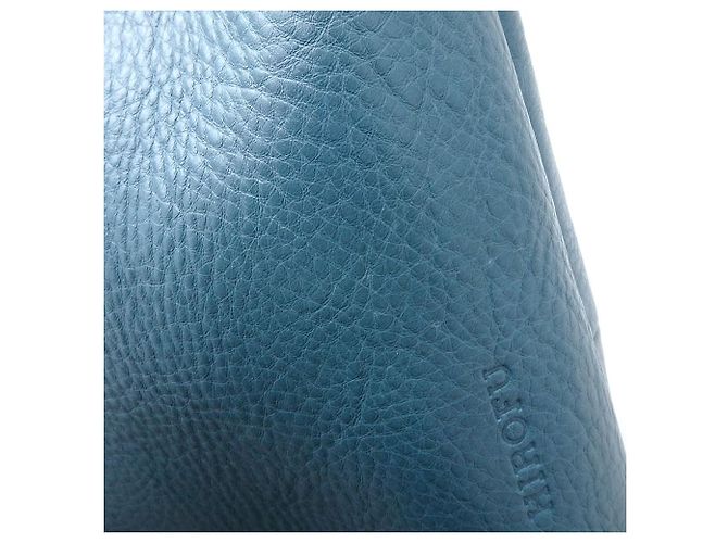& Other Stories HIROFU Leather Handbag Blue - view 5